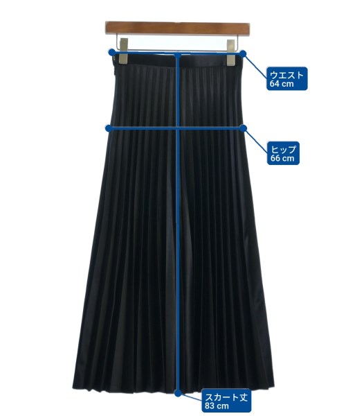 JUNYA WATANABE（ジュンヤワタナベ）ロング・マキシ丈スカート 黒 サイズ:XS レディース/2200732044107