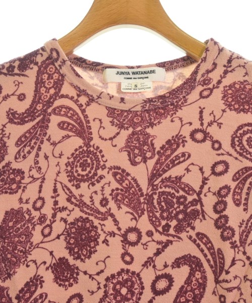 JUNYA WATANABE（ジュンヤワタナベ）Tシャツ・カットソー ピンク サイズ:S レディース/2200724768042
