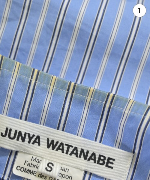 JUNYA WATANABE（ジュンヤワタナベ）カジュアルシャツ 青 サイズ:S レディース/2200737058048