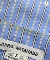 JUNYA WATANABE（ジュンヤワタナベ）カジュアルシャツ 青 サイズ:S レディース/2200737058048