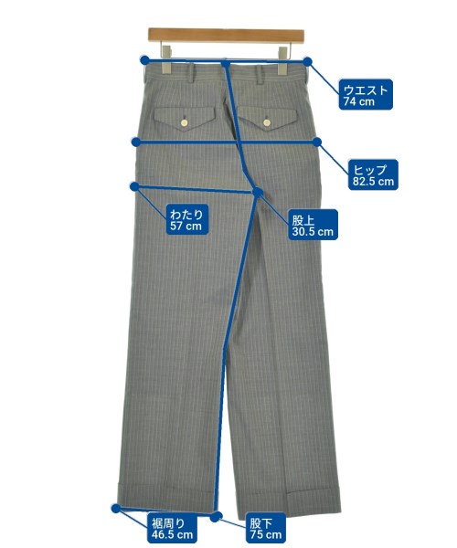 JUNYA WATANABE（ジュンヤワタナベ）スラックス グレー サイズ:XS レディース/2200737058079