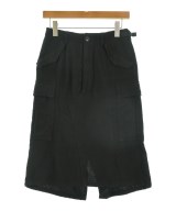 JUNYA WATANABE（ジュンヤワタナベ）ひざ丈スカート 黒 サイズ:XS レディース/2200723595335