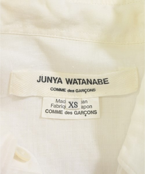 JUNYA WATANABE（ジュンヤワタナベ）カジュアルシャツ 白 サイズ:XS レディース/2200685385050