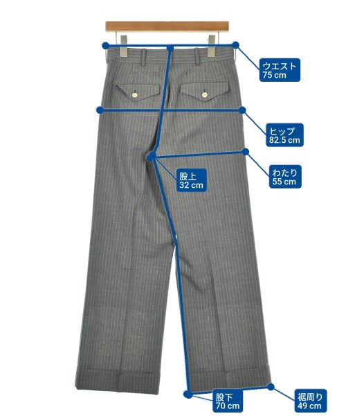 JUNYA WATANABE（ジュンヤワタナベ）スラックス グレー サイズ:XS レディース/2200687093014