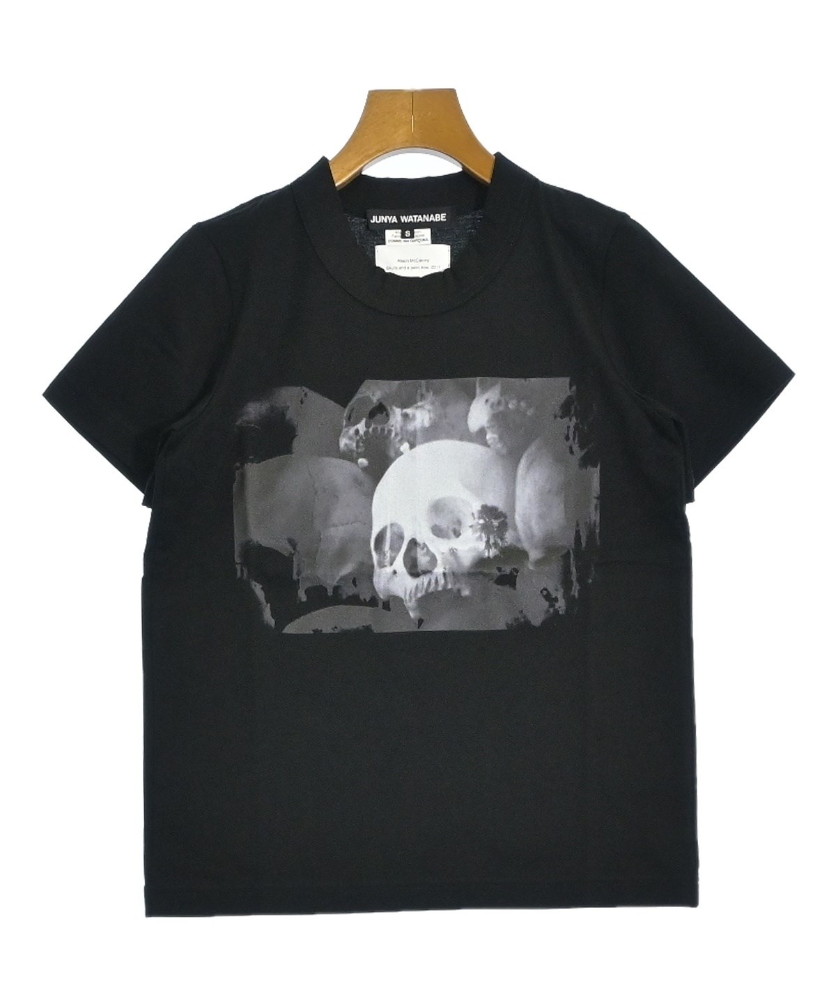 JUNYA WATANABE ジュンヤワタナベ Tシャツ・カットソー　S 黒 JUNYA WATANABE（ジュンヤワタナベ）Tシャツ・カットソー 黒 サイズ:S