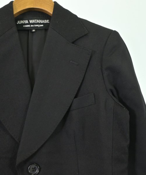 JUNYA WATANABE（ジュンヤワタナベ）テーラードジャケット 黒 サイズ:SS レディース/2200684382098