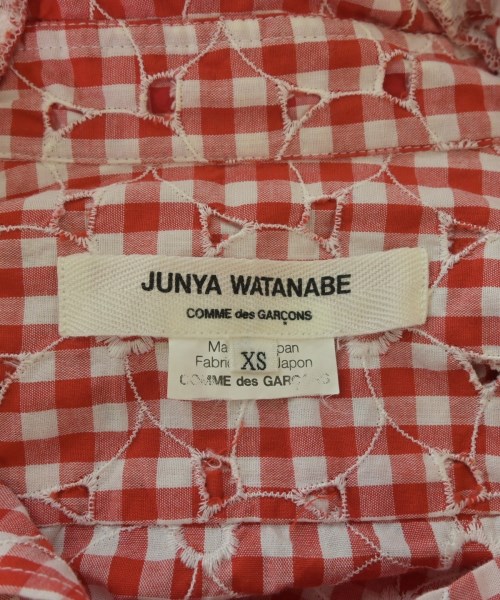 JUNYA WATANABE（ジュンヤワタナベ）カジュアルシャツ 赤 サイズ:XS レディース/2200690832051