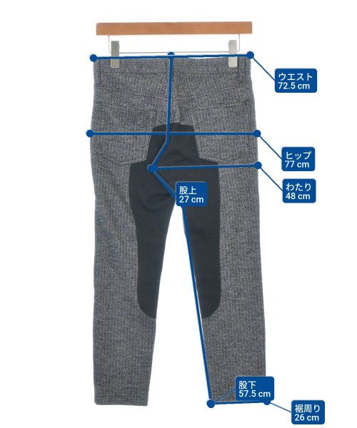 JUNYA WATANABE（ジュンヤワタナベ）クロップドパンツ 黒 サイズ:XS レディース/2200691088068