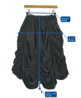 JUNYA WATANABE（ジュンヤワタナベ）ひざ丈スカート 黒 サイズ:XS レディース/2200691088198