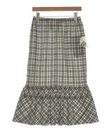 robe de chambre（ローブドシャンブル）ロング・マキシ丈スカート 茶 サイズ:-(S位) レディース/2200618807093