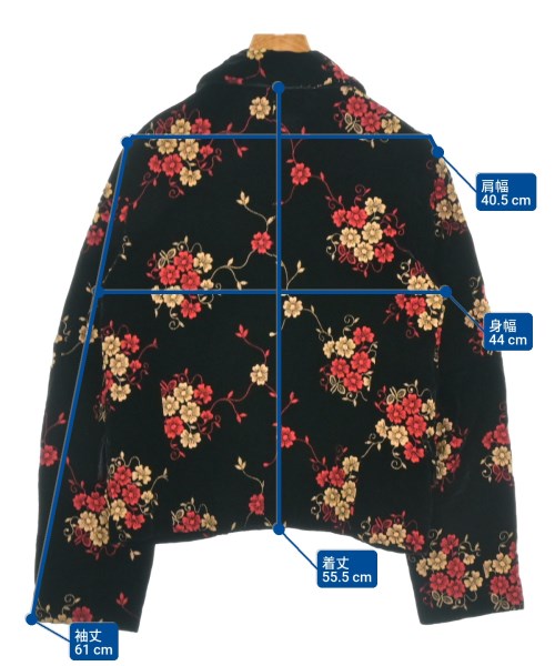 robe de chambre（ローブドシャンブル）ジャケット 黒 サイズ:M レディース/2200637627016