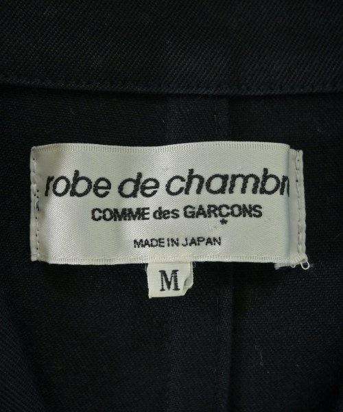 robe de chambre（ローブドシャンブル）ステンカラーコート 黒 サイズ:M レディース/2200621544022