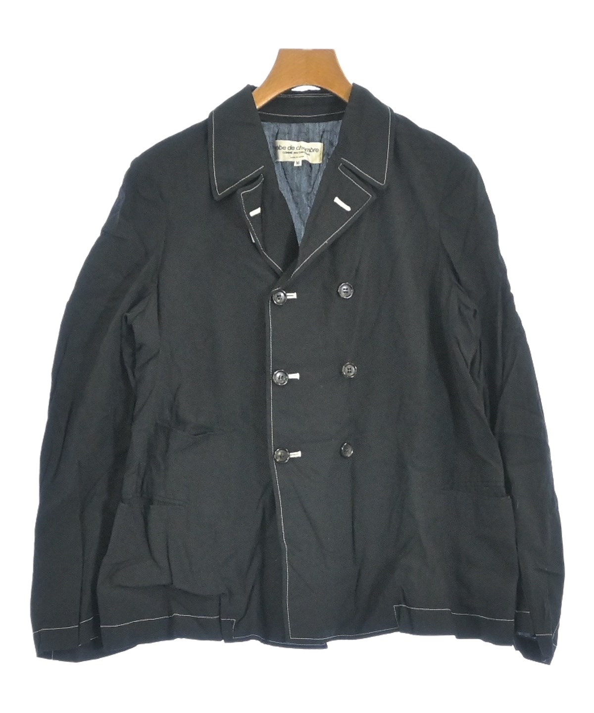 robe de chambre（ローブドシャンブル）カジュアルジャケット 黒