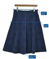 robe de chambre（ローブドシャンブル）ひざ丈スカート 青 サイズ:L レディース/2200640841027