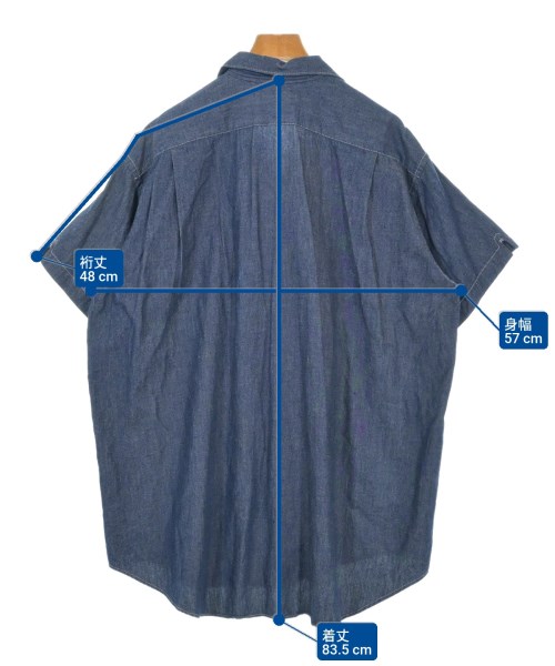 robe de chambre（ローブドシャンブル）カジュアルシャツ 紺 サイズ:F レディース/2200616548158