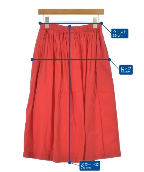 robe de chambre（ローブドシャンブル）ロング・マキシ丈スカート 赤 サイズ:F レディース/2200621646023