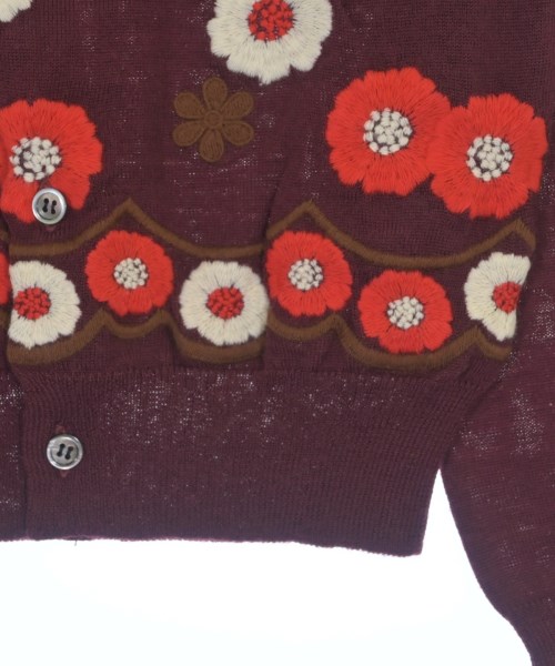 robe de chambre（ローブドシャンブル）カーディガン 赤 サイズ:-(S位) レディース/2200623794128