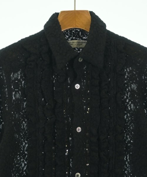 robe de chambre（ローブドシャンブル）カジュアルシャツ 黒 サイズ:-(M位) レディース/2200624480037