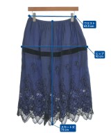 robe de chambre（ローブドシャンブル）ロング・マキシ丈スカート 青 サイズ:M レディース/2200613159708