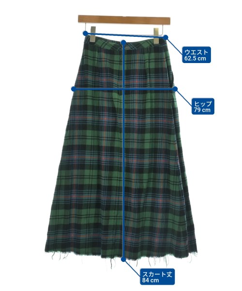 robe de chambre（ローブドシャンブル）ロング・マキシ丈スカート 緑 サイズ:-(S位) レディース/2200628627124