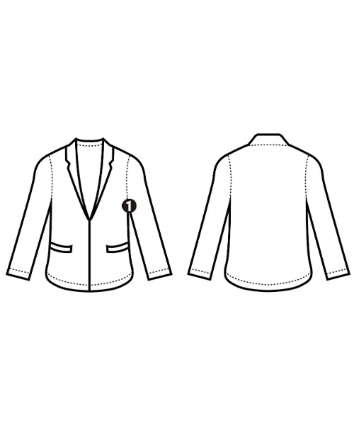 robe de chambre（ローブドシャンブル）カジュアルジャケット 黒 サイズ:-(XL位) レディース/2200624988915