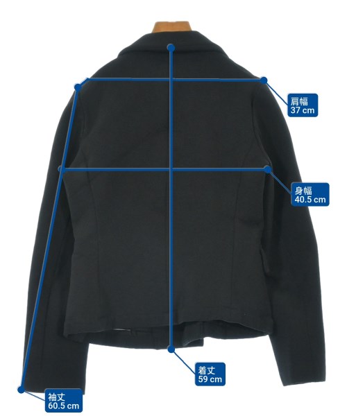 robe de chambre（ローブドシャンブル）カジュアルジャケット 黒 サイズ:L レディース/2200634482014