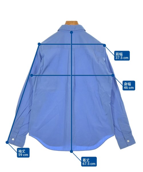 robe de chambre（ローブドシャンブル）カジュアルシャツ 青 サイズ:M レディース/2200610900075