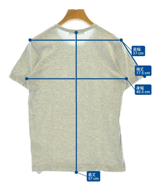 robe de chambre（ローブドシャンブル）Tシャツ・カットソー グレー サイズ:-(S位) レディース/2200609853481