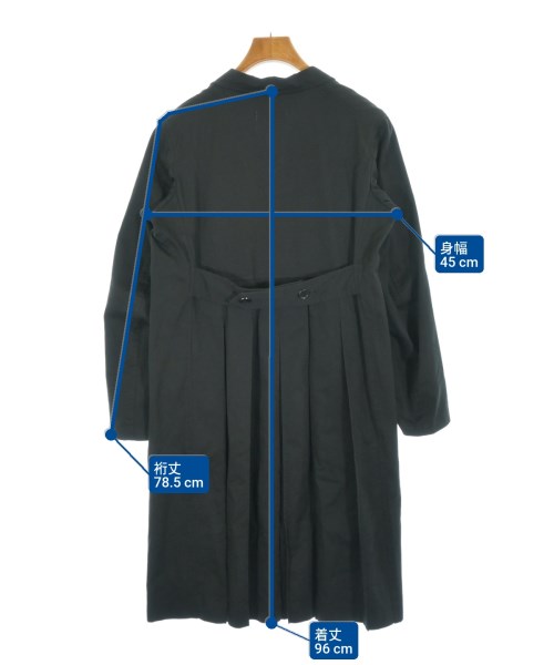 robe de chambre（ローブドシャンブル）コート 黒 サイズ:L レディース/2200616300138