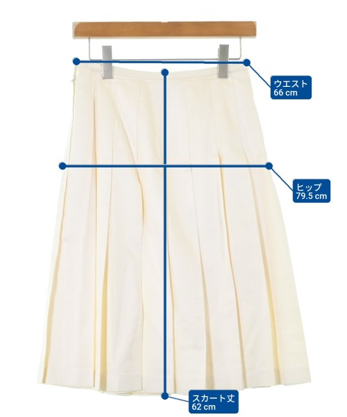 robe de chambre（ローブドシャンブル）ロング・マキシ丈スカート 白 サイズ:M レディース/2200616443064