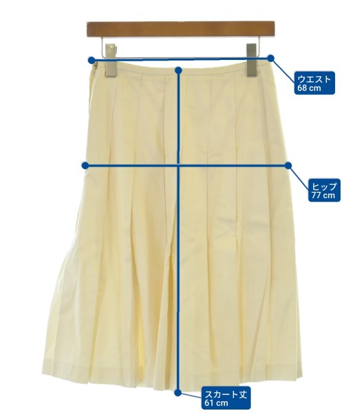 robe de chambre（ローブドシャンブル）ロング・マキシ丈スカート 白 サイズ:M レディース/2200614034028