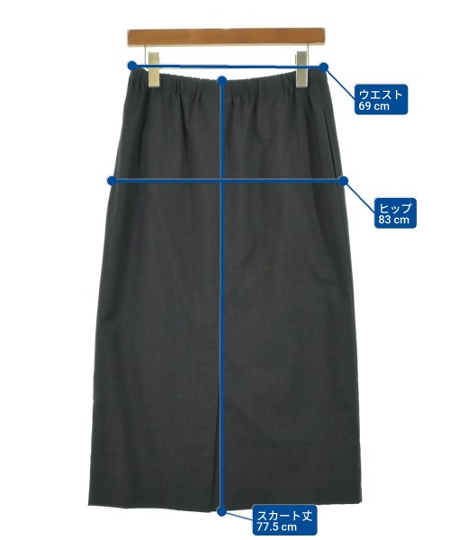 robe de chambre（ローブドシャンブル）ロング・マキシ丈スカート グレー サイズ:L レディース/2200619273040