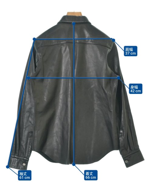 robe de chambre（ローブドシャンブル）カジュアルシャツ 黒 サイズ:M レディース/2200607870022