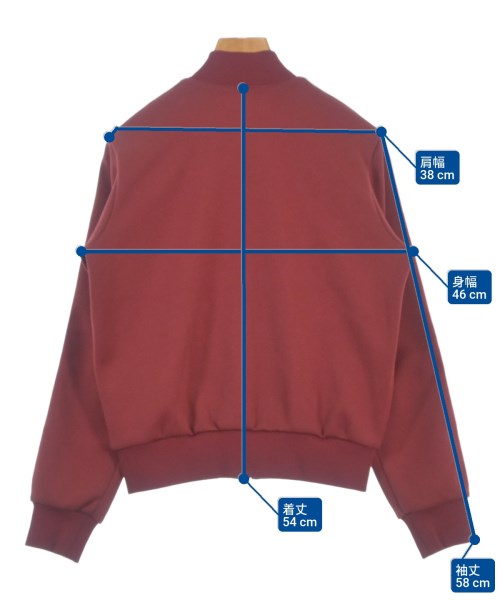 robe de chambre（ローブドシャンブル）スウェット 赤 サイズ:M レディース/2200677527024