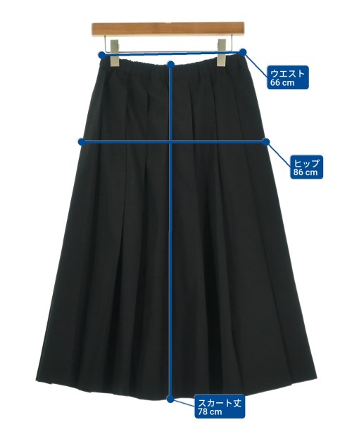 robe de chambre（ローブドシャンブル）ロング・マキシ丈スカート 黒 サイズ:M レディース/2200696290602