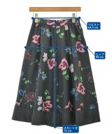 robe de chambre（ローブドシャンブル）ひざ丈スカート 黒 サイズ:M レディース/2200698073036