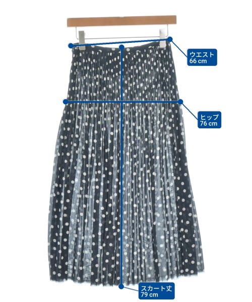 robe de chambre（ローブドシャンブル）ロング・マキシ丈スカート 紺 サイズ:M レディース/2200697133540