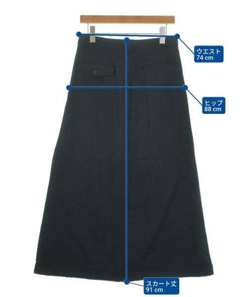 robe de chambre（ローブドシャンブル）ロング・マキシ丈スカート 紺 サイズ:M レディース/2200655022183