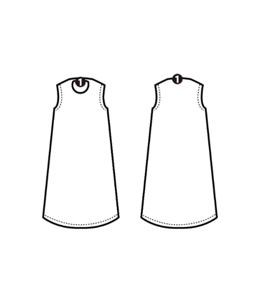 robe de chambre（ローブドシャンブル）ワンピース グレー サイズ:-(S位) レディース/2200655038016