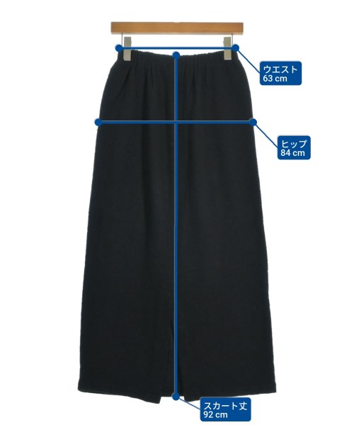 robe de chambre（ローブドシャンブル）ロング・マキシ丈スカート 黒 サイズ:M レディース/2200655841029