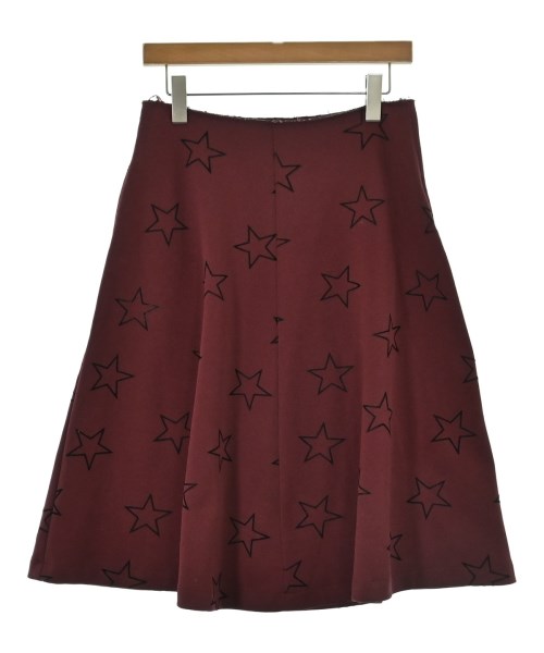 robe de chambre(ローブドシャンブル)ひざ丈スカート 赤 サイズ:M/2200656624034