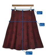 robe de chambre（ローブドシャンブル）ひざ丈スカート 赤 サイズ:M レディース/2200656624034