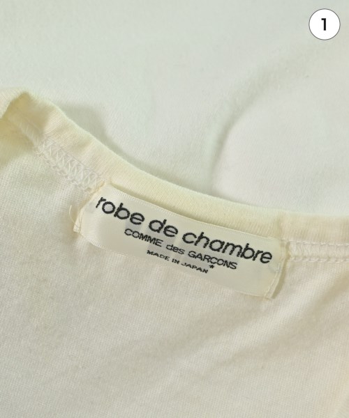 robe de chambre（ローブドシャンブル）Tシャツ・カットソー 白 サイズ:-(M位) レディース/2200646888194