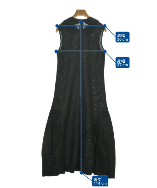 robe de chambre（ローブドシャンブル）ワンピース 黒 サイズ:F レディース/2200715352120