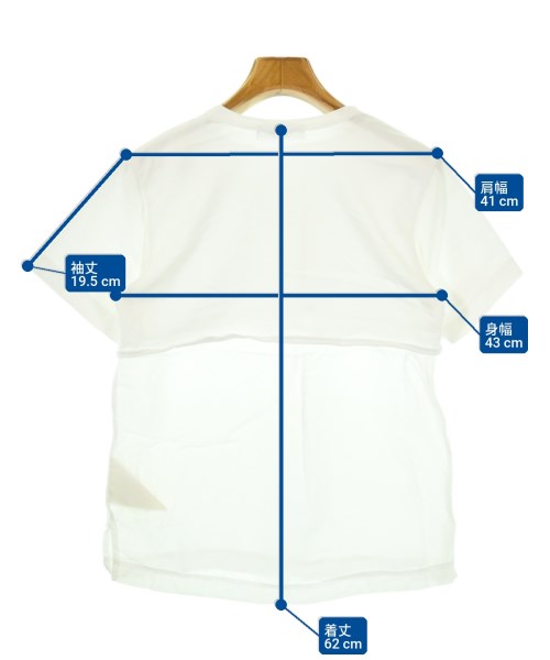 robe de chambre（ローブドシャンブル）Tシャツ・カットソー 白 サイズ:-(M位) レディース/2200718504250