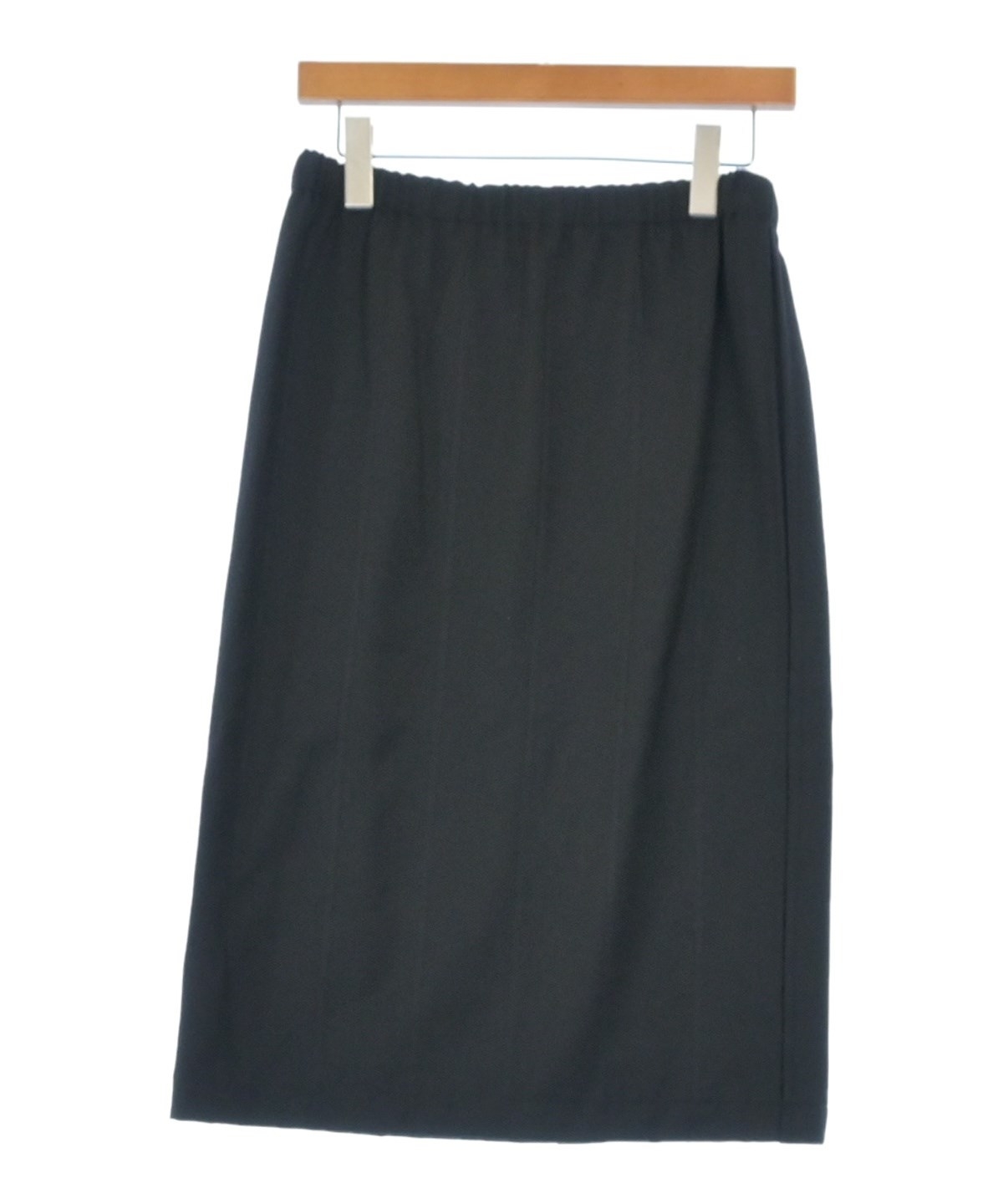 robe de chambre（ローブドシャンブル）ひざ丈スカート 黒 サイズ:M