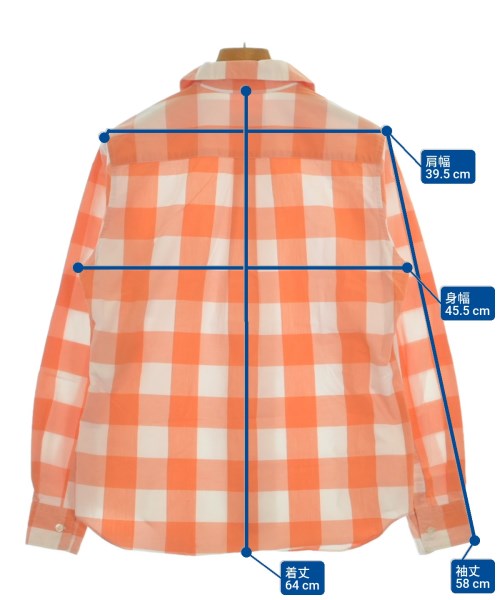 robe de chambre（ローブドシャンブル）カジュアルシャツ オレンジ サイズ:-(XL位) レディース/2200645470086