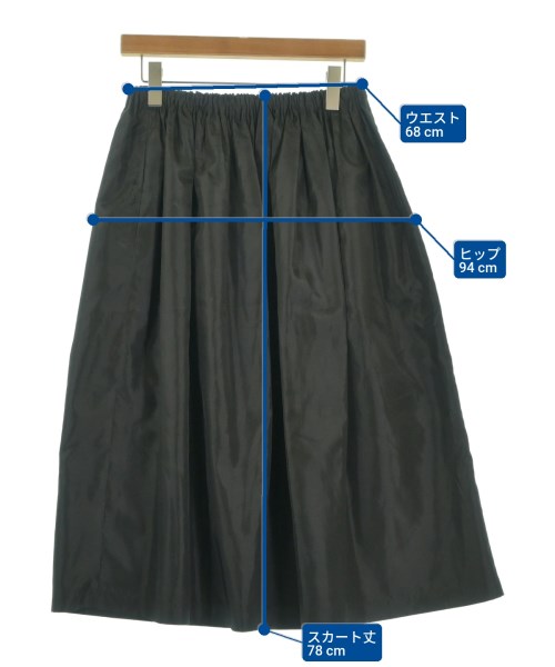 robe de chambre（ローブドシャンブル）ロング・マキシ丈スカート 黒 サイズ:-(M位) レディース/2200645662184