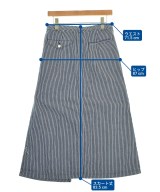 robe de chambre（ローブドシャンブル）ひざ丈スカート 紺 サイズ:M レディース/2200702908040