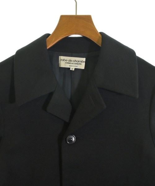 robe de chambre（ローブドシャンブル）ステンカラーコート 黒 サイズ:M レディース/2200704069022